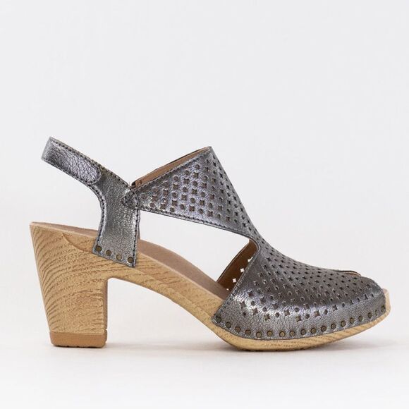 Dansko Teagan Gunmetal sandals shoes womens size 8.5 (39) - Picture 1 of 9